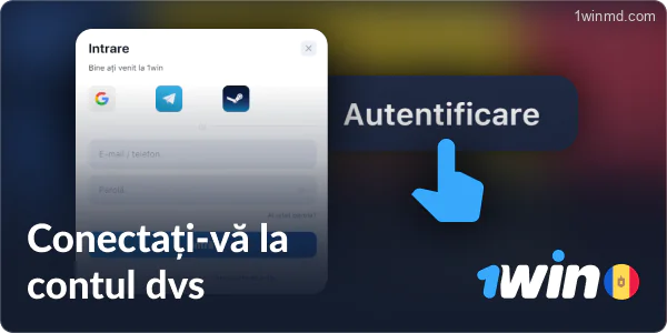 Conectați-vă la contul dvs. 1win Moldova