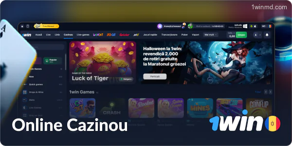 1win casino online în Moldova