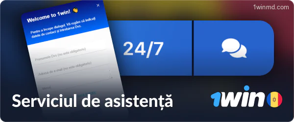 Serviciul de asistență 1win pentru jucătorii din Moldova