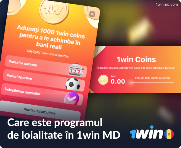 Despre programul de loialitate 1win în Moldova