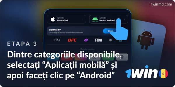 Selectați „Mobile Apps” și apoi faceți clic pe „Android”