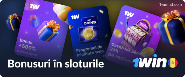 Bonusuri și promoții pentru sloturi la 1win Casino Moldova