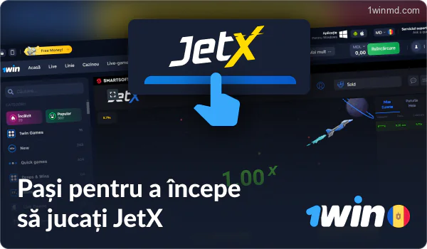 Instrucțiuni pentru jocul JetX pe site-ul cazinoului 1win Moldova