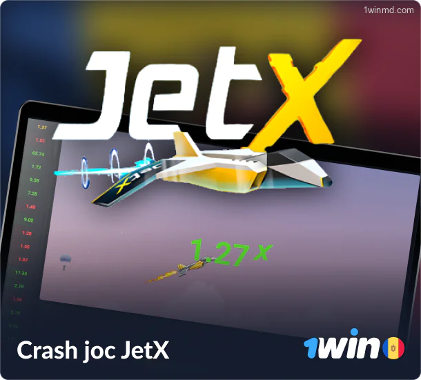 Jocul JetX Crash la 1win Moldova Casino