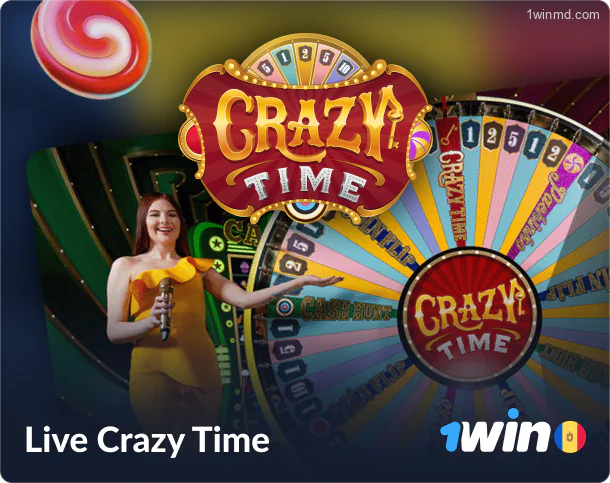 Live Crazy Time la 1win Moldova