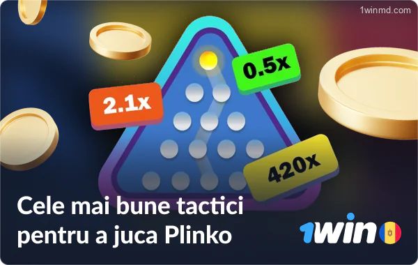 Plinko 1win Moldova Strategia jocului