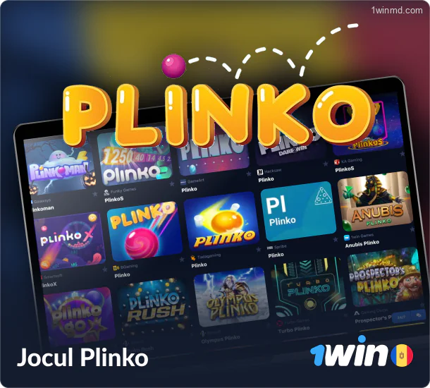 Joc Plinko la cazinoul 1win Moldova