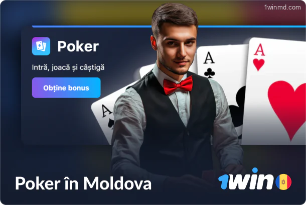 Poker online la casino 1win Moldova