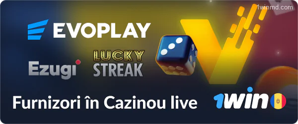 Furnizori de jocuri de cazino live 1win Moldova