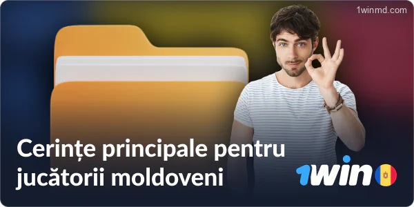 Criterii pentru jucătorii noi la înregistrarea cu 1win Moldova