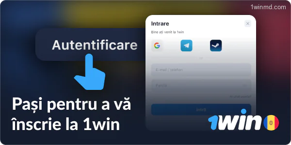 Conectați-vă la contul meu personal 1win Moldova