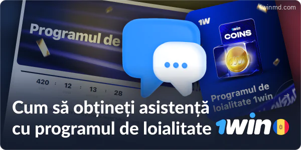 Serviciul de asistență pentru programul VIP 1win Moldova