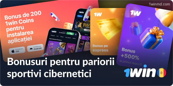 Bonusuri pentru pariuri eSport la 1win în Moldova