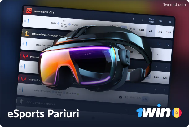 Pariuri pe eSport la 1win Moldova