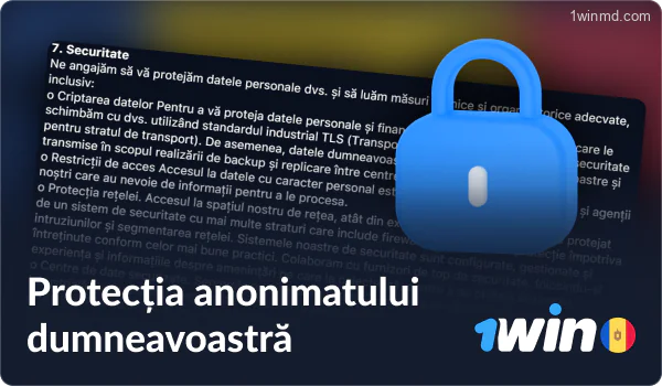 Protecția datelor personale ale jucătorilor de către 1win MD