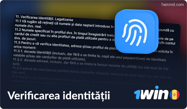 Verificarea utilizatorilor 1win din Moldova